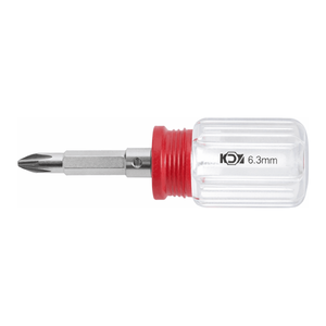 Tournevis magnétique bidirectionnel Daihan Science 6 mm CRV - Qualité industrielle PH2 à tête plate 150 mm pour laboratoire et atelier - Product Image 3