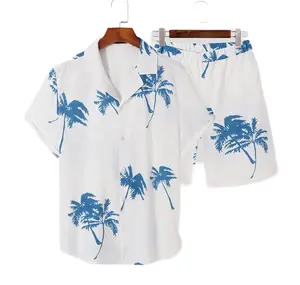 Pantaloncini hawaiani da uomo in abiti da spiaggia Casual da uomo perfetti con stampa tropicale