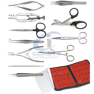 Ensemble d'instruments chirurgicaux dentaires de dernière génération en acier inoxydable, outils d'extraction manuels à poignée moletée de classe I - Product Image 3