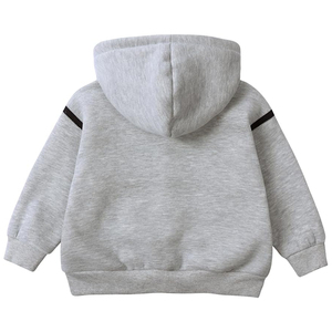 Ensemble de survêtement à capuche pour enfants, manches longues, couleur unie, tenue décontractée pour l'automne, vêtements unisexes en coton pour enfants - Product Image 2