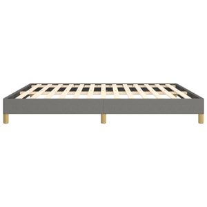 โครงเตียงไม้อัดโพลีเอสเตอร์สีเทาเข้ม หุ้มด้วยวัสดุไม้แปรรูป - Product Image 6