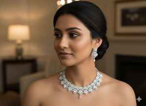 Conjunto de Collar de Latón con Aspecto de Plata Oxidada para Mujer, Joyería Contemporánea Antialérgica para Uso Diario, Universitario y Festivo - Product Image 6