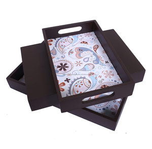 Plateau de lit de service petit-déjeuner collation imprimé personnalisé en gros qualité incroyable avec un design créatif inférieur au budget - Product Image 4