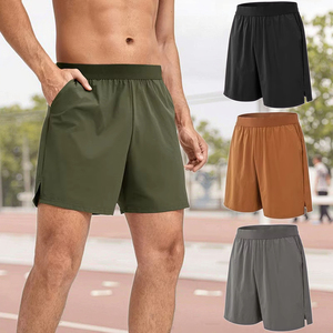 Pantalones Cortos Deportivos para Hombre, de Secado Rápido, de Nailon, para Correr, Elásticos, Casuales, para Entrenamiento Físico - Product Image 1