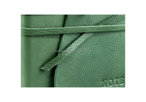 Funda de cuero genuino hecha a mano para cuaderno, estuche para diario, soporte para cuaderno recargable para notas de oficina NBC-0063 - Product Image 4