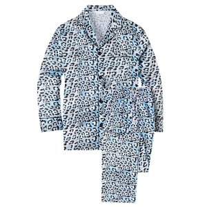 Ensemble de pyjama en satin décontracté pour homme, nouveau style, hiver, thermique, respirant, séchage rapide, 2 pièces, manches longues, 100% soie, vêtements de maison - Product Image 2