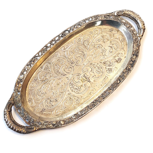Multipurpose Brass <b>Storage</b> <b>Tray</b> for Dry Fruit Presentation and Sweets for Traditional Indian Festivals and Luxury Celebrations - Product Image 1