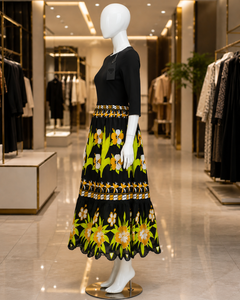 Best Quality Skirts Embroidery Women Customized High Quality Pacific Island Wear Micronesian Fabric Embroidery Work Skirts - Product Image 6
