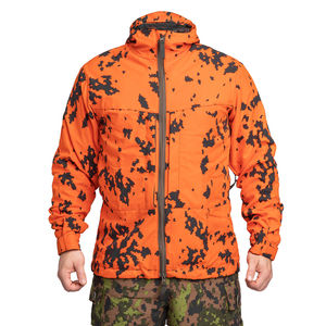 Veste de chasse pour homme avec capuche et poignets ajustables, logo personnalisé, vente en gros, camouflage numérique, imperméable - Product Image 2