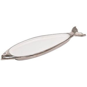 Plateau de service décoratif en métal avec finition émaillée, parfait pour servir le petit-déjeuner, le déjeuner ou les collations du soir - Product Image 5