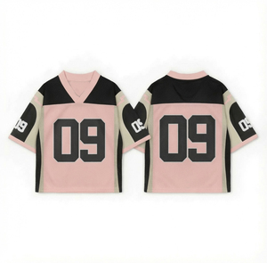 Maillot de football américain personnalisé OEM ODM Fabricant Vêtements d'équipe de qualité supérieure à manches courtes Marque privée Vêtements de sport en gros 100% - Product Image 4