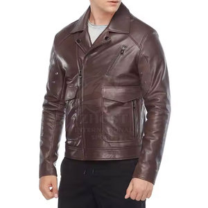 Chaquetas de Cuero Modernas para Hombre, Cuello Alto, Ligeras, de PU, para Viajar - Product Image 6