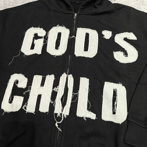 Nouveaux sweats à capuche zippés pour hommes, effet délavé à l'acide, usés, 450 g/m², effet soleil, avec strass, designs personnalisés, OEM 2026 - Product Image 4