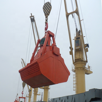 Grue de pont maritime à double flèche