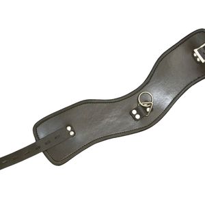 สายรัดข้อมือและต้นขาหนังแท้กันน้ำ Black Sheep สำหรับ BDSM พร้อมสายรัดปรับระดับได้ - Product Image 6
