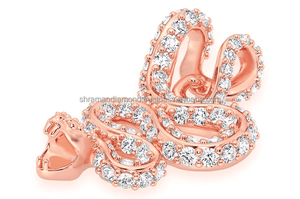 2025 Trending Unique 10K <b>Solid</b> <b>Gold</b> Moissanite Custom Attacking Snake Hip Hop Animal Jewelry Fine <b>Pendant</b> Trendy Unisex - Product Image 6