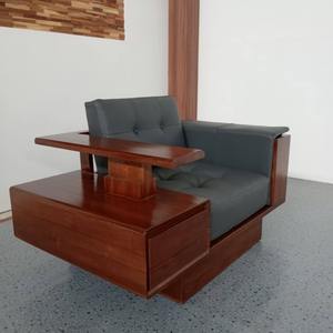 Modern Teak Wood <b>Sofa</b> <b>3</b> Seater <b>set</b> - Product Image 3