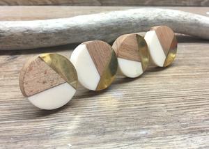 Customized Shape Resin Wood Eco-Friendly Decoupage Handicraft <b>Knobs</b> for Home Furniture Handles <b>Drawers</b> Cabinets-Fashion Theme - Product Image 6