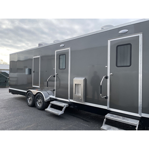 Luxury Trailer Bathroom <b>Used</b> Restroom Trailer for Sale Disability Toilet Trailer - Product Image 3