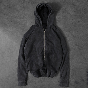 Sweat-shirts brodés 100% coton pour hommes, fabriqués en usine, coupe ample, style streetwear d'hiver, personnalisés, design patchwork unique - Product Image 1