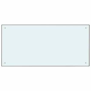 Set di 2 Pannelli Paraschizzi per Cucina in Vetro Temperato Bianco, 39,37 x 19,69 Pollici, Durevoli ed Eleganti - Product Image 4