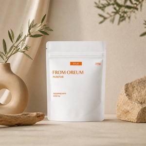 [FROM OREUM] Dentifrice aromatisé à la mandarine de Jeju, comprimés nettoyants pour les dents au goût de mandarine, pochette de recharge pour voyage portable - Product Image 4