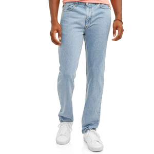 Jeans de Mezclilla Ajustados de Alta Calidad OEM para Hombre, Pantalones Vaqueros Rotos Slim al por Mayor, 100% Algodón, Pantalones de Mezclilla Holgados para Hombre - Product Image 2