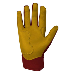 Gants de frappeur de baseball en cuir Jarren Duran Signature Series Bruce BoltLong Cuff avec fermeture auto-agrippante, couleurs et tailles personnalisables - Product Image 5