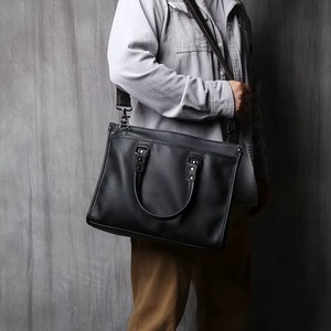 Bolso Mensajero para Portátil de Cuero Genuino, Estilo Moderno Vintage, de Alta Calidad, Bandolera, Maletín, para Viajes de Negocios, Ecológico y Duradero - Product Image 2