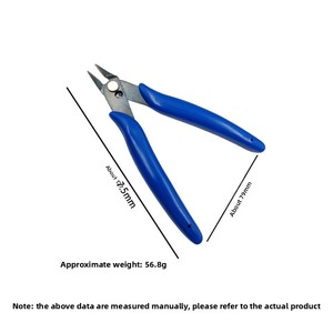 Alicates de punta plana de precisión de 8 pulgadas para bricolaje, con mandíbula lisa y cabeza extendida, diseño de pico de pato, herramientas manuales para doblar, sujetar y trabajar con joyería y acero. - Product Image 6
