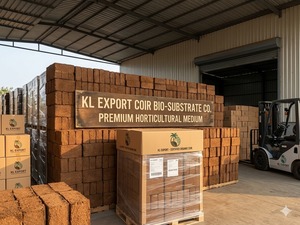 KL Export Coir Bio Substrato de Coco en Bloque para Cultivo, Alta Retención de Agua, Medio Orgánico para Plantas, Calidad Premium, Tamil - Product Image 4