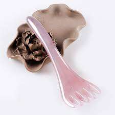 Elegante peine de masaje de resina hecho a mano para el cuidado diario del cabello y herramienta de estimulación suave del cuero cabelludo - Product Image 4