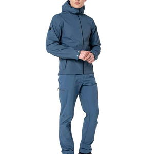 Custom Men Windbreaker <b>Set</b> Designed With Breathable Structure Providing Comfortable Fit And Stylish Sportswear Look - Product Image 3