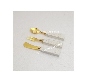 Hand Made Design <b>Cheese</b> <b>Set</b> Kitchen Utensil Cutlery <b>Set</b> Stainless Steel <b>Cheese</b> <b>Set</b> Wood Resin Handle very best wholesale Price - Product Image 1