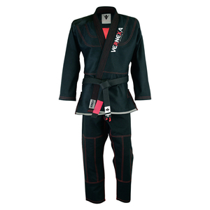 Uniforme de Artes Marciales de Alta Resistencia Personalizado para Jiu Jitsu Bjj, Negro, para Adultos, Karate, con Logotipo Bordado, Tallas Personalizadas, Servicios OEM, 100% Algodón, Secado Rápido - Product Image 1