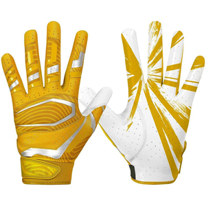 SEAMER WEAR Best Style High Quality American Football Gloves Soft Breathable Polyester Material Silicone-Free Customized Logo - Product Image 6