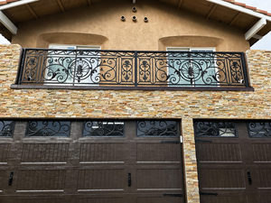 Durable Exterior Wrought Iron Railings: Premium Rust-Resistant Ornamental Metal Railings for Steps, Stairs & Outdoor Spaces - Product Image 3