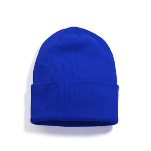Gorro de Punto Acrílico Blanco Sólido Unisex, Gorro de Invierno Cálido Informal para Exteriores, para Adultos, Circunferencia de Cabeza de 58-60 cm - Product Image 3
