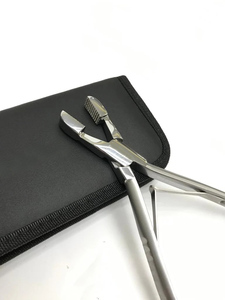 Commercial Use Stainless Steel Keratin Hair Extension Remover Plier <b>Tool</b> With <b>Tooth</b> Structured Point - Product Image 3