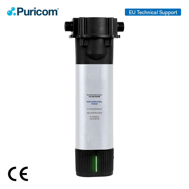 CE/RoHS Certified UV LED Water Purifier 24V DC, 15L/min Flowrate EU Standard, Household & Commercial Use, Energy Saving