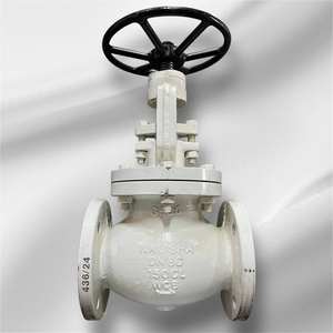 Vanne d'angle WCB à brides aux normes internationales pour applications haute pression (vapeur, produits chimiques, liquides) pneumatique - Product Image 2