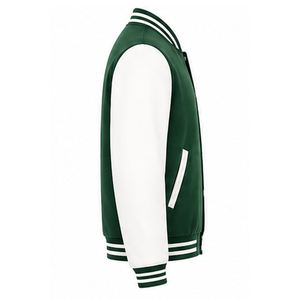 BIRLAG SPORTS Professional Made Breathable Eco-Friendly Wool <b>Men</b> Varsity <b>Jacket</b> Long Sleeve Solid Color Regular Sleeve Autumn - Product Image 2
