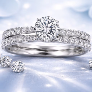 <b>Top</b> Selling SUTARIYA BROTHERS High-Grade Luxury <b>Silver</b> Gold Plated IGI Certified Lab Grown Diamond Unisex Engagement Party Rings - Product Image 1