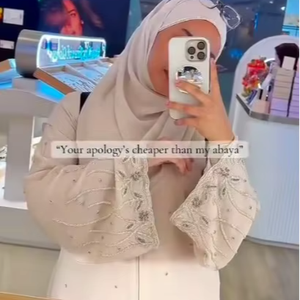 Abaya élégante et raffinée de style islamique pour femmes, style Dubaï, tenue traditionnelle modeste avec accessoires - Product Image 1