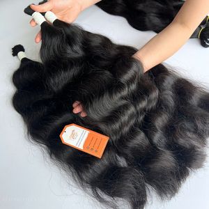 Best Quality Vietnamese Raw Remy <b>Hair</b> Extensions Natural Wavy Super Double Drawn Bulk Wholesale Price - Product Image 6