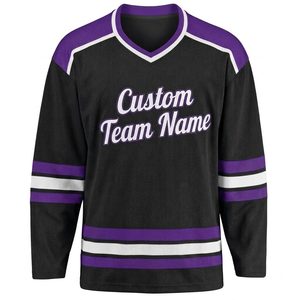 เสื้อฮอกกี้น้ำแข็งคุณภาพสูงแบบกลับด้านได้ ไซส์พลัส ปี 2026 พิมพ์ลายแบบซับลิเมชั่น เสื้อเจอร์ซีย์ฮอกกี้แบบกำหนดเองได้ พร้อมบริการ OEM สำหรับชื่อผู้เล่นทีม - Product Image 2