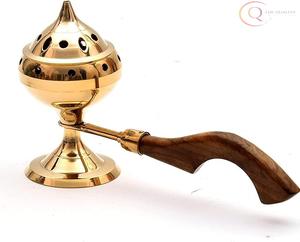 Elegant Islamic <b>Bakhoor</b> Incense Burner Designed for Long Lasting <b>Oud</b> Fragrance in Homes Offices and Religious Spaces - Product Image 1