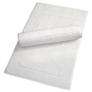 Modern Terry Bath <b>Mat</b> Super Absorbent Quick Drying Non-Slip Reversible Thick Made of Cotton for Home & Hotel Use - Product Image 1