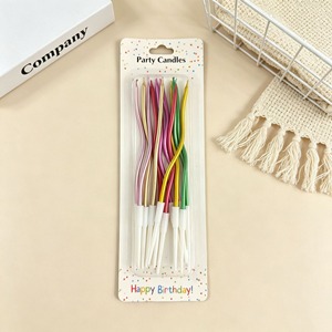 TOOWIN Curved Cake <b>Candles</b> – <b>Set</b> of 12 Gold-Plated Birthday <b>Candles</b> for Romantic Party Cakes - Product Image 5