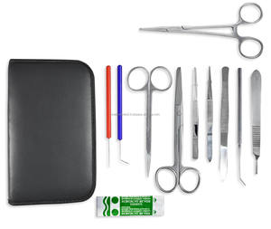 Kit de dissection pour étudiants en médecine vétérinaire, instruments chirurgicaux manuels en acier inoxydable de haute qualité, ensemble éducatif d'anatomie et de biologie - Product Image 4